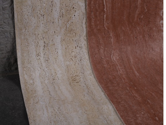 3D打印洞石（红棕）