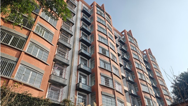 福州烟台市片区改造选用锦埴软瓷做为外饰面材料