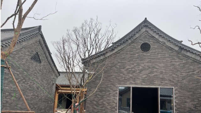 曲阜尼山儒家文化研学项目选用锦埴软瓷做为外饰面材料